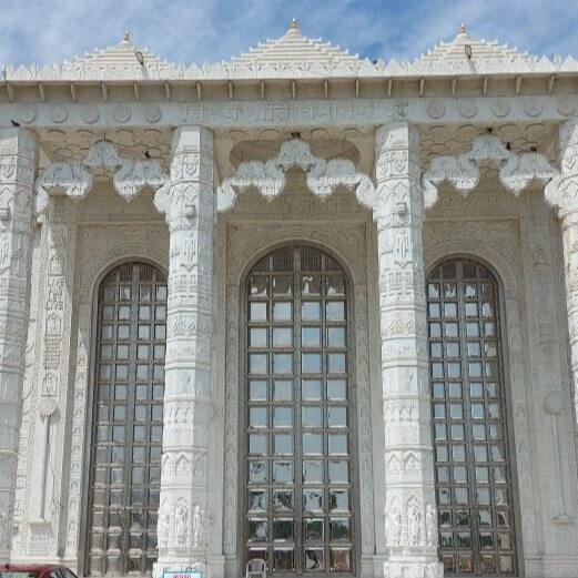 Jain Marble Moorti Temple - Grand Tirthankar Bhagwan Murti Installation Jambudweep Hastinapur